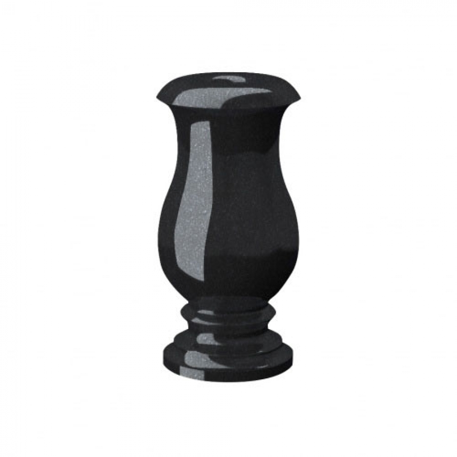 Ваза (черная) H400, D170