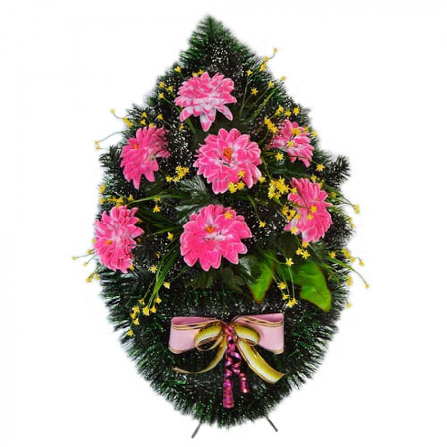 Венок ритуальный малый №75