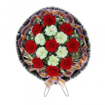 Венок ритуальный №22