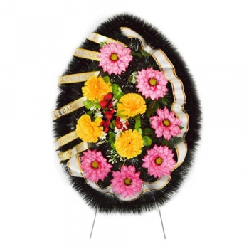 Венок ритуальный малый №157