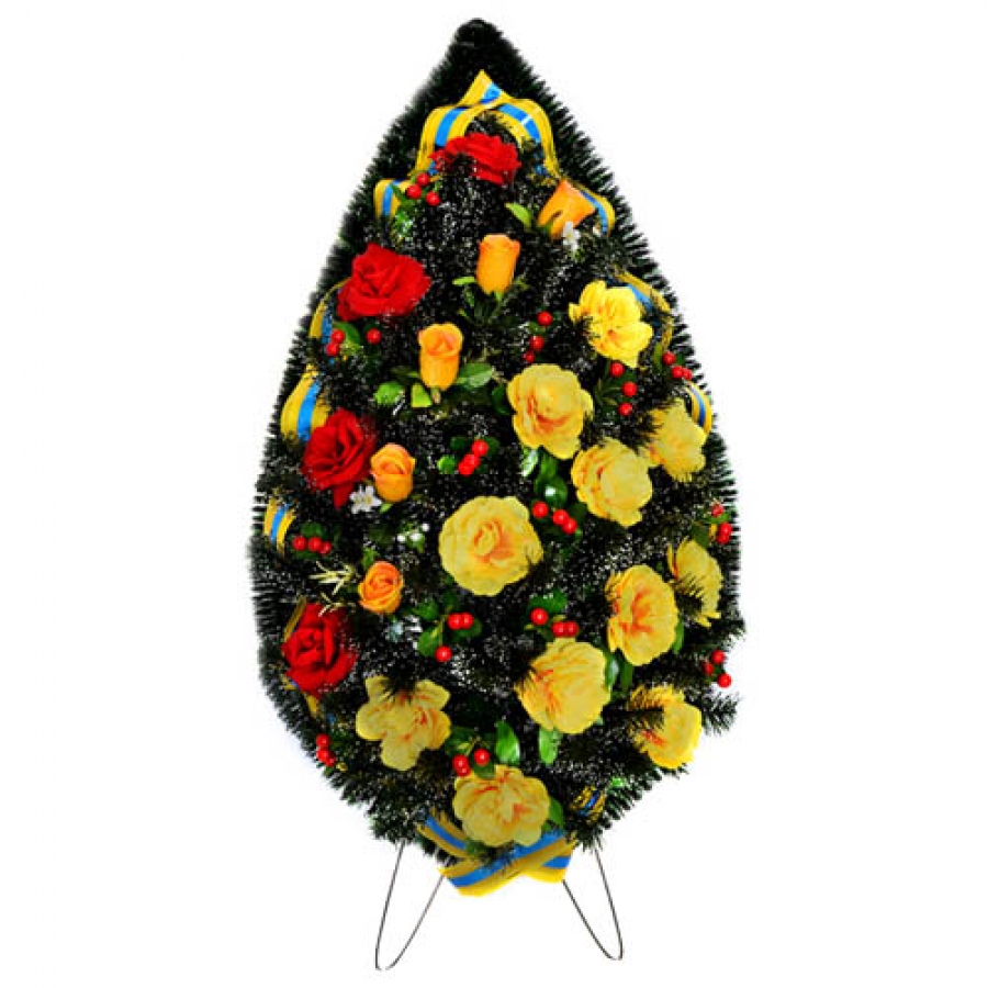 Венок ритуальный большой №15а