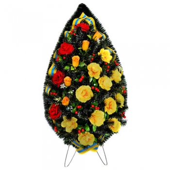 Венок ритуальный большой №15а