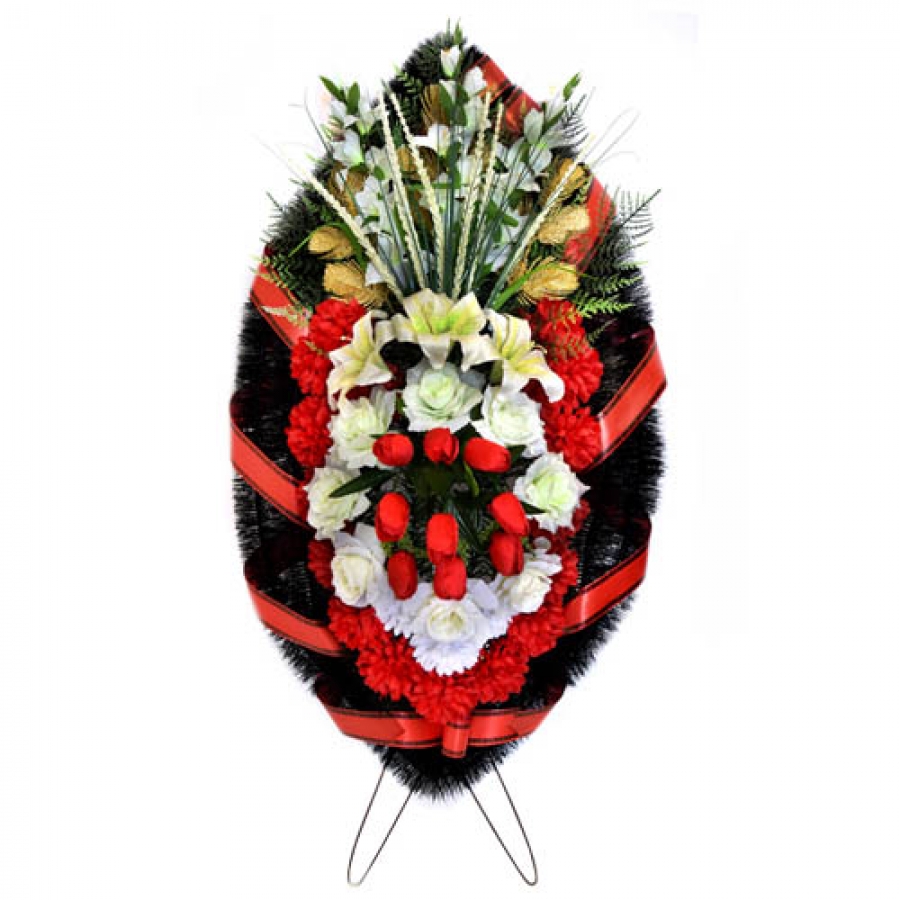 Венок ритуальный большой №129