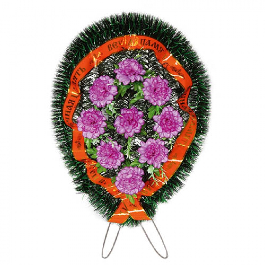 Венок ритуальный малый №43