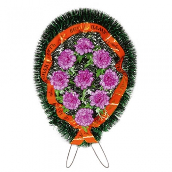 Венок ритуальный малый №43