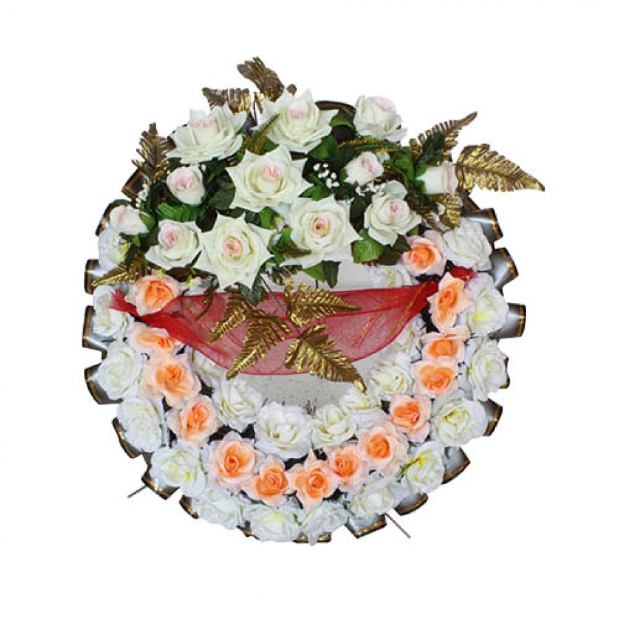 Венок ритуальный №22н