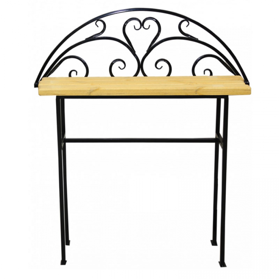 Лавка со спинкой "Сердечко"