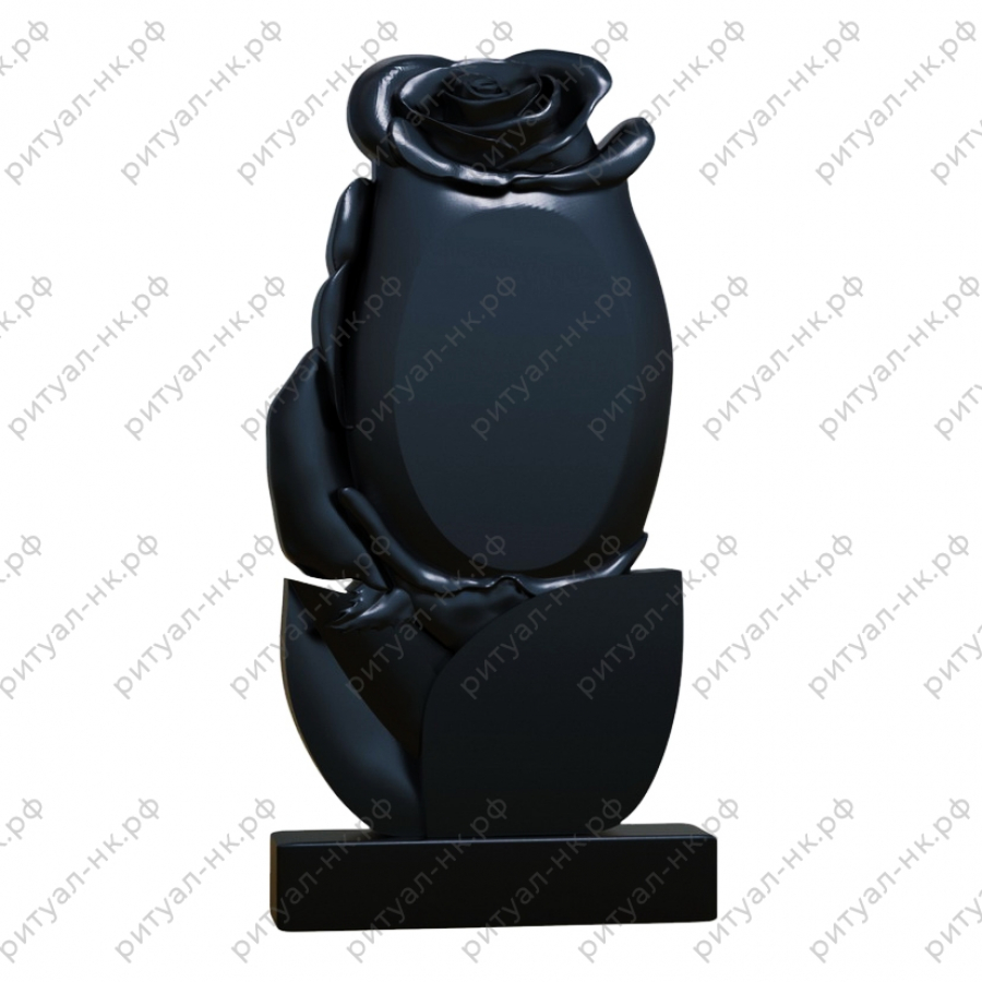 Резной памятник цветы № 118