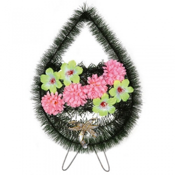 Венок ритуальный малый №2