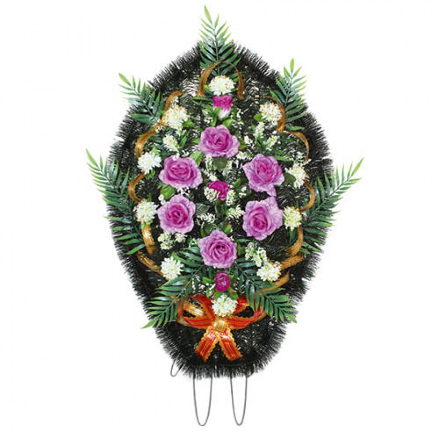 Венок ритуальный средний №28