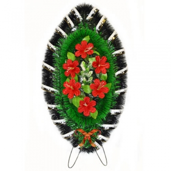 Венок ритуальный средний №177